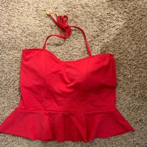 Lime Ricki peplum top